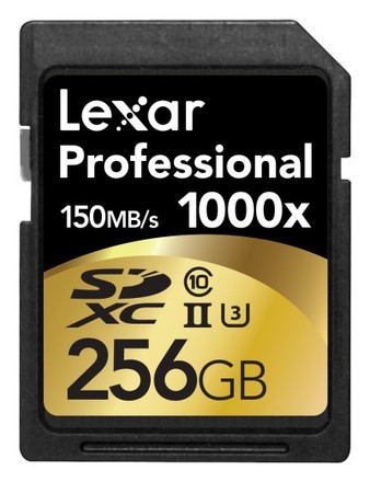 Paměťová karta Lexar 256GB UHS-II SD 1000x Professional Class 10