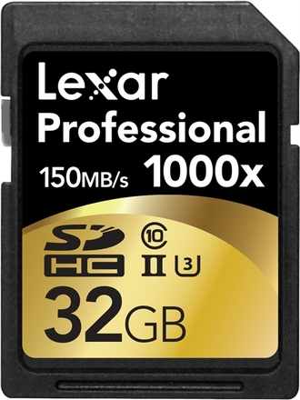 Paměťová karta Lexar 32GB UHS-II SD 1000x Professional (Class 10)