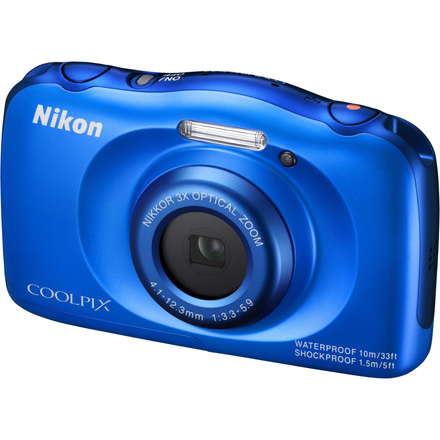 Kompaktní fotoaparát Nikon Coolpix S33 BLUE BACKPACK KIT