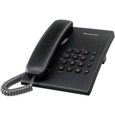 Klasický stolní telefon Panasonic KX TS500FXB