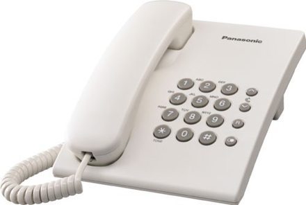 Stolní telefon Panasonic KX TS500FXW (bílý)