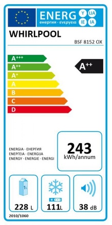 Kombinovaná chladnička Whirlpool BSF 8152 OX (2)