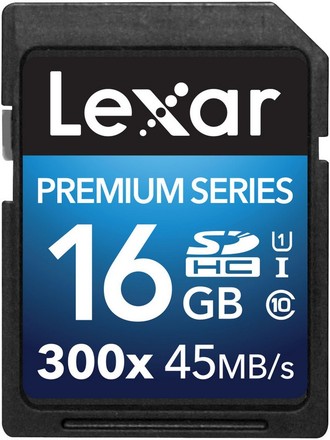 Paměťová karta Lexar 16GB SDHC 300x PlatinumII (Class 10) U1-45MB