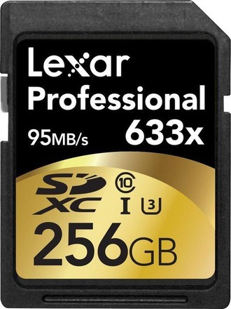 Paměťová karta Lexar 256GB UHS-I SD 633x Professional (Class 10)