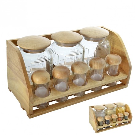 Kořenky Orion Kořenky 3+5 sklo/dřevo (153576)