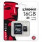 Paměťová karta Kingston microSDHC 16GB UHS-I U1 CL10 + adapt. (SDC10G2/16GB) (1)