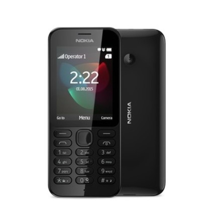 Mobilní telefon Nokia 222 Dual SIM Black