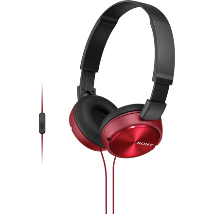 Polootevřená sluchátka Sony MDR ZX310AP Red
