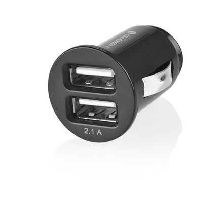 Autonabíječka GoGEN CH 21, 2x USB, černá barva