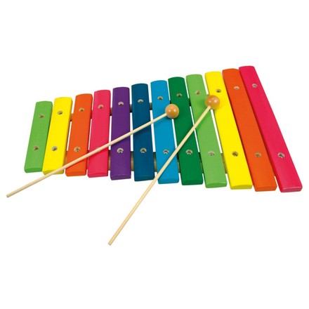 Dětský xylofon Bino Xylofon 12 tónů (690435)
