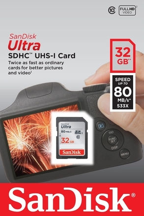 USB Flash disk Sandisk 139767 SDHC 32GB 80M UHS-I ULTRA