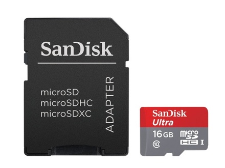 Paměťová karta Sandisk MicroSDHC 16GB UHS-I