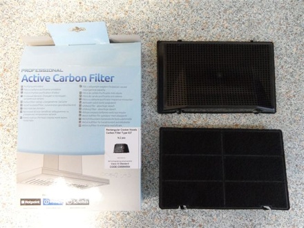 Uhlíkový filtr do odsavače par HES 60, HES 90, HES 90F Hotpoint Ariston C00142343 - uhlíkový filtr do odsavače par