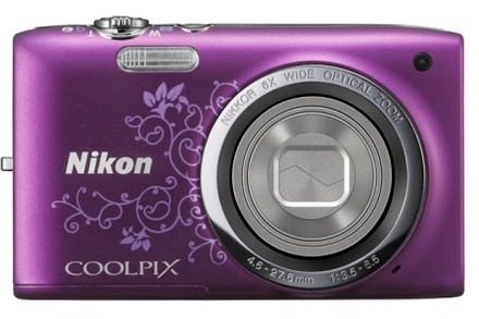 Kompaktní fotoaparát Nikon Coolpix A100 Purple LineArt
