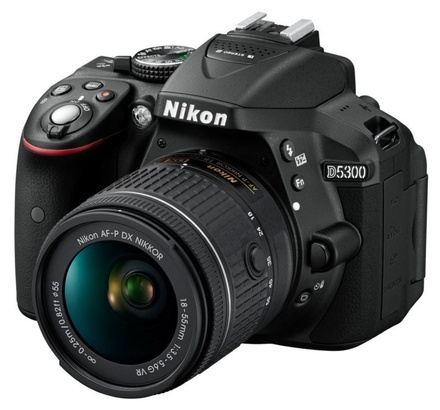 Digitální zrcadlovka Nikon D5300 + AF-P 18-55 VR Black