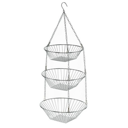 Závěsné koše Kela KL 49552 Závěsné koše LOOP 3ks 25 cm, 28 cm, 30 cm chróm