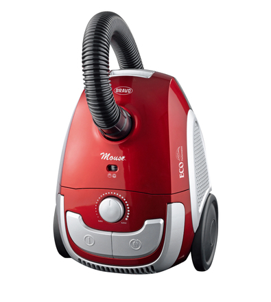 Podlahový sáčkový vysavač Bravo B 4521 MOUSE ČERVENÝ