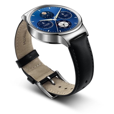 Chytré hodinky Huawei Watch W1 Stainless Steel/Leather