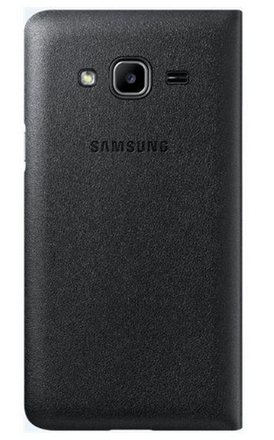 Pouzdro na mobil Samsung EF WJ320PB Flip pouzdro Galaxy J3, Black