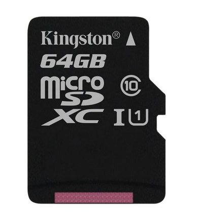 Paměťová karta Kingston MicroSDXC 64GB UHS-I U1 (45MB/s)