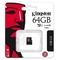 Paměťová karta Kingston MicroSDXC 64GB UHS-I U1 (45MB/s) (2)