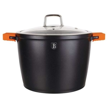 Hrnec vysoký s mramorovým povrchem Berlingerhaus BH 1100 24 cm Granit Diamond Line