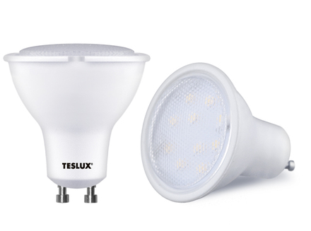 LED žárovka Teslux TEGU10HW, GU10 7,5W WW