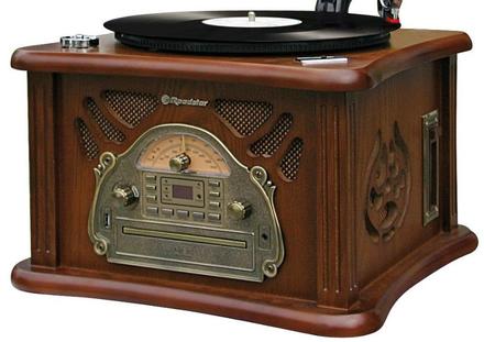 Retro věž s gramofonem Roadstar HIF 1850TUMPK (1)