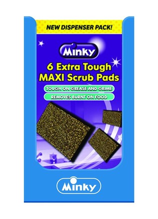 Houbička Minky Extra tough scrub pads (6 ks) (TT40900600)