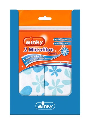 Hadřík z mikrovlákna Minky Floral Microfibre Blue (2 ks) (TT79100200)