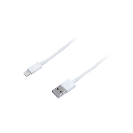 USB kabel Connect IT CITCI559 Wirez Lightning - USB, 2m – bílý