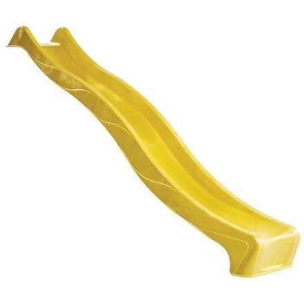 Dětská skluzavka Monkey´s Home Skluzavka plastová 2,9m s přípojkou na vodu - žlutá