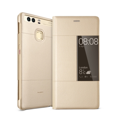 Pouzdro na mobilní telefon Huawei P9 Smart Cover Gold