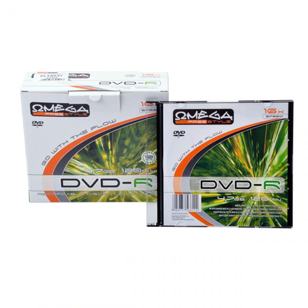 DVD-R disk Platinet Freestyle DVD-R 4,7GB 16x, slim case, 10ks (56677)