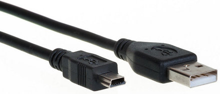 USB kabel AQ KCD018, mini USB/USB 2.0 A, 1,8m xkcd018