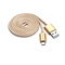 USB kabel GoGEN MICUSB 100 MM06 USB/micro USB, oplétáný, 1m, zlatý (2)