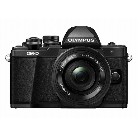 Kompaktní fotoaparát s vyměnitelným objektivem Olympus E-M10 Mark II PancakeZoom black/black