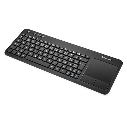 Bezdrátová klávesnice GoGEN WKB 360 CZB, Wireless, Touchpad, Smart TV černá