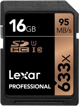 Paměťová karta Lexar 16GB 633x Professional SDHC UHS-1 (C10) U1