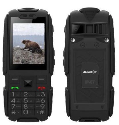 Mobilní telefon Aligator R20 eXtremo Black/Black