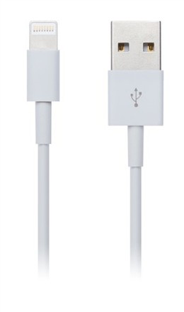 USB kabel Connect IT CI 564 kabel Lightning bílý
