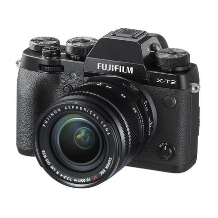 Kompaktní fotoaparát s vyměnitelným objektivem FujiFilm X T2 black + XF18-55mm F2.8-4R