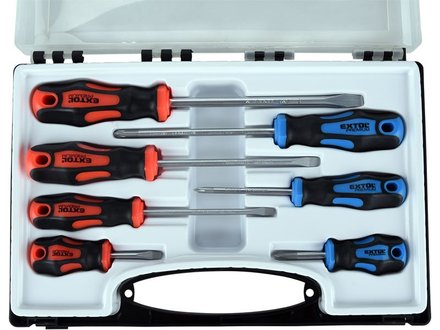 Sada šroubováků Extol Premium (8819257) 7ks, 4x(-),3x(PH), CrV