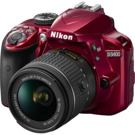 Digitální zrcadlovka Nikon D3400 + AF-P 18-55 VR RED
