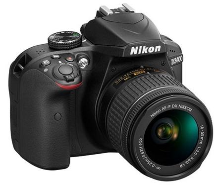 Digitální zrcadlovka Nikon D3400 + AF-P 18-55 VR Black