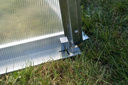 Skleník G21 GZ 59 - 251 x 311 cm, pozinkovaný, se základnou (7)