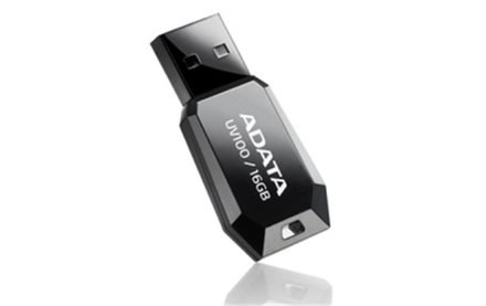 USB Flash disk A-Data UV100 16GB USB 2.0 - černý (AUV100-16G-RBK)