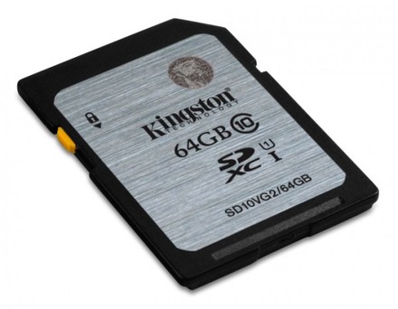 Paměťová karta Kingston Secure Digital card 64GB (SDXC) UHS-I CLASS 10