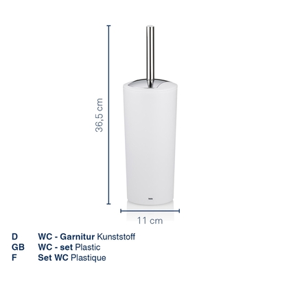 WC štětka Kela KL 22274 WC štětka MARTA plast černá (1)