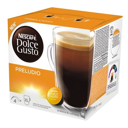 Kávové kapsle Nescafé Dolce Gusto Caffé Lungo Preludio